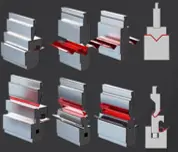 Matrices de dobladora de placa cnc 